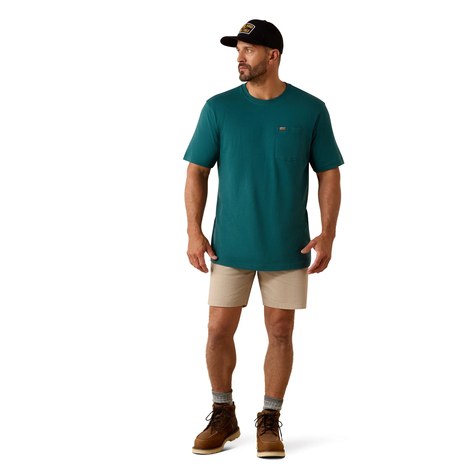 Ariat Men's Rebar Cotton Strong Standard Pocket T-Shirt - Image 5