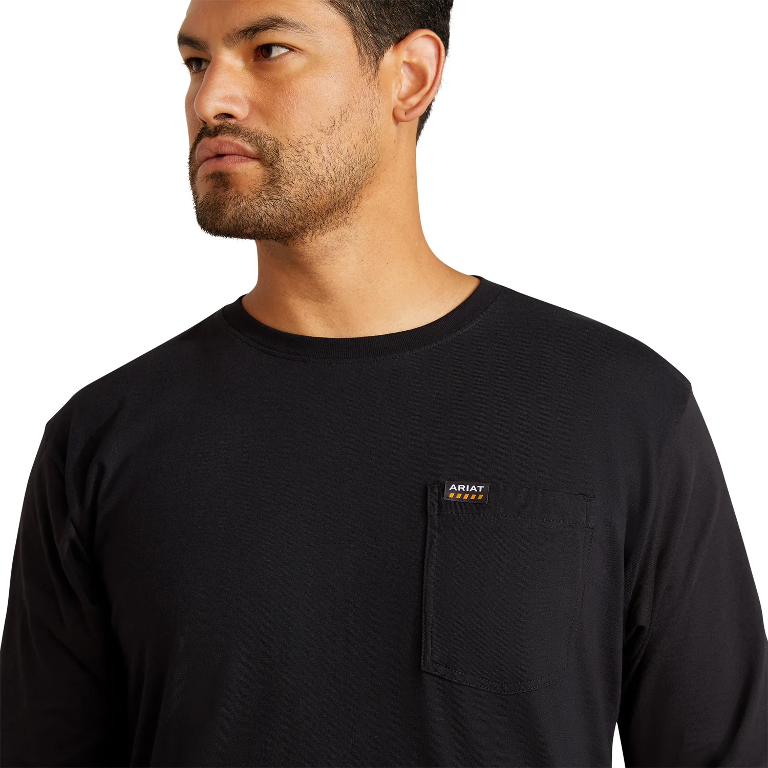 Ariat Men's Rebar Cotton Strong Standard Pocket T-Shirt - Image 3