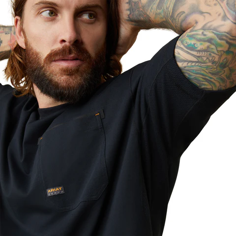 Ariat Men's Rebar Workman Born For This Graphic Short Sleeve T-Shirt - Image 4