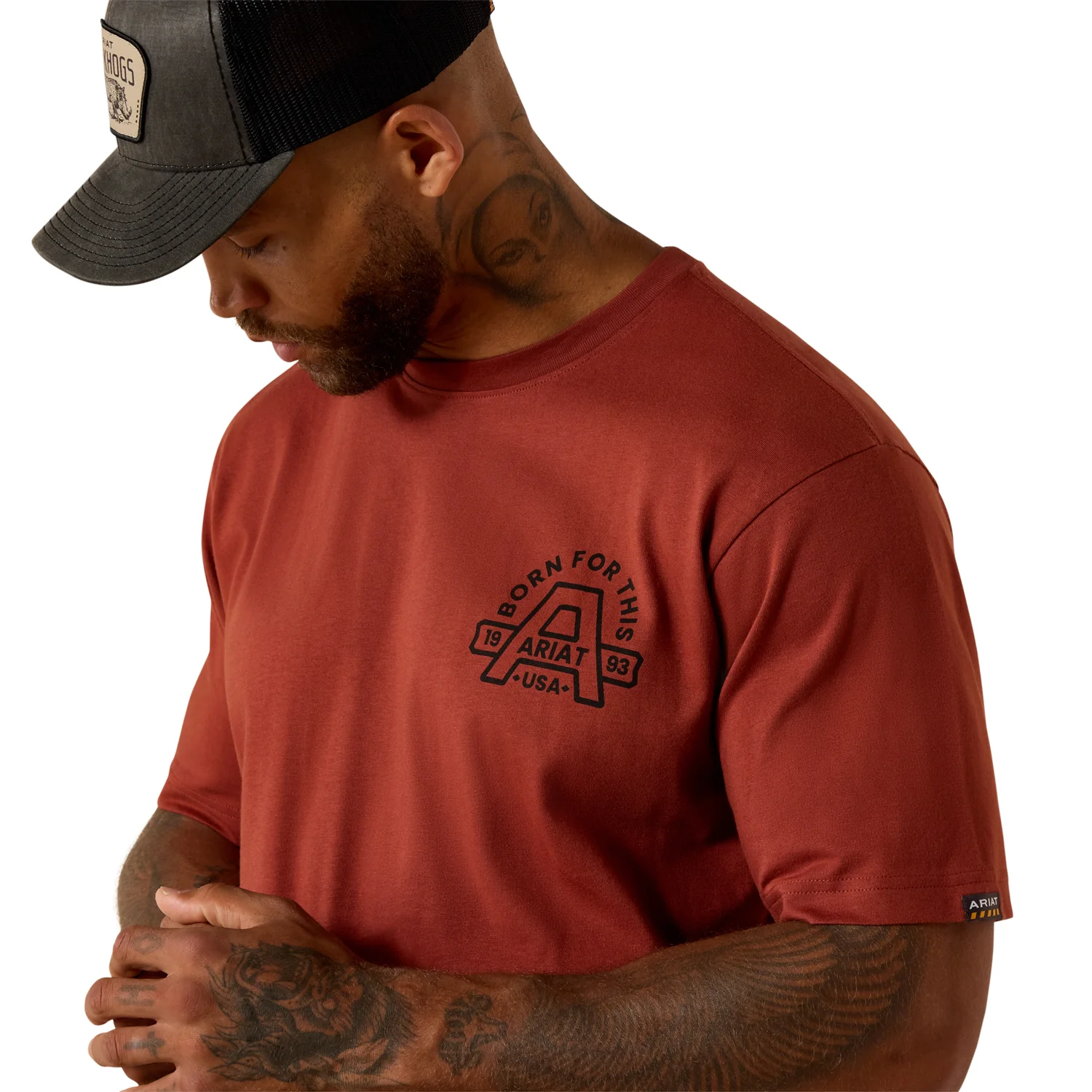 Ariat Men's Rebar Cotton Strong Hardhead T-Shirt - Image 4