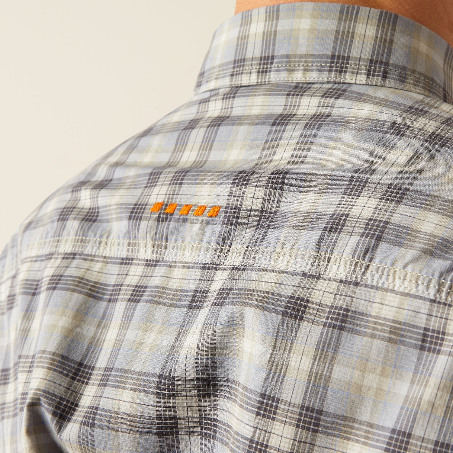 Ariat Men's Made Tough Durastretch Button-Down Short Sleeve Work Shirt - Image 2