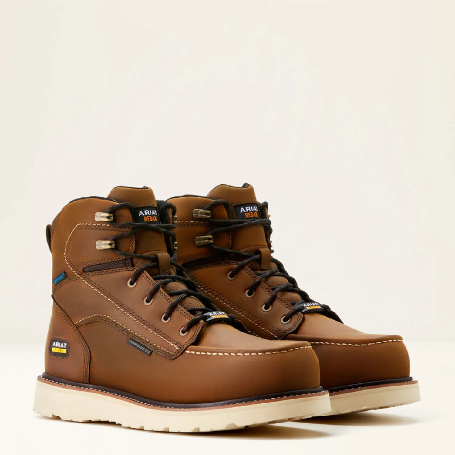 Ariat Men's Rebar Wedge 6" Waterproof Composite Toe Work Boot - Image 4