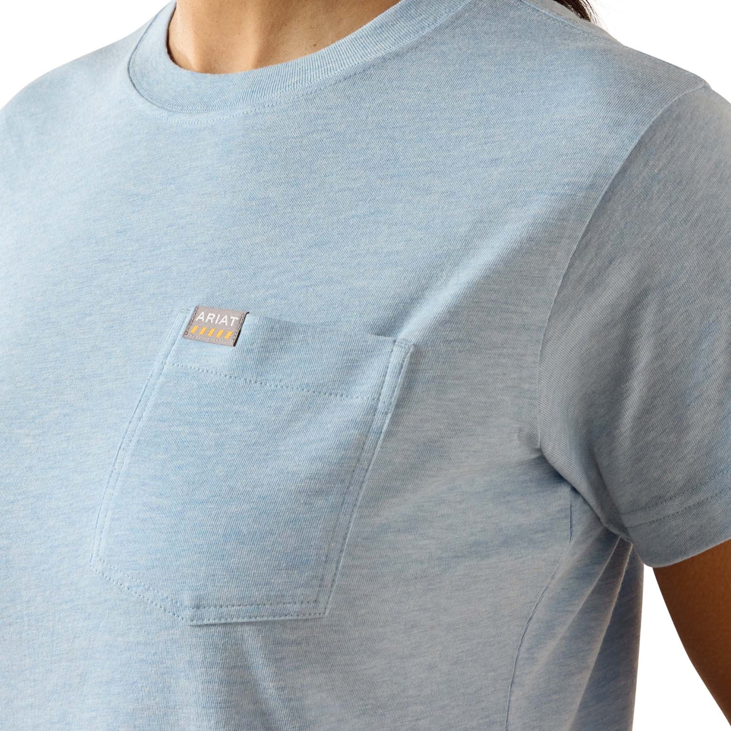 Ariat Women's Rebar CottonStrong™ Space Dye Short Sleeve T-Shirts - Image 3