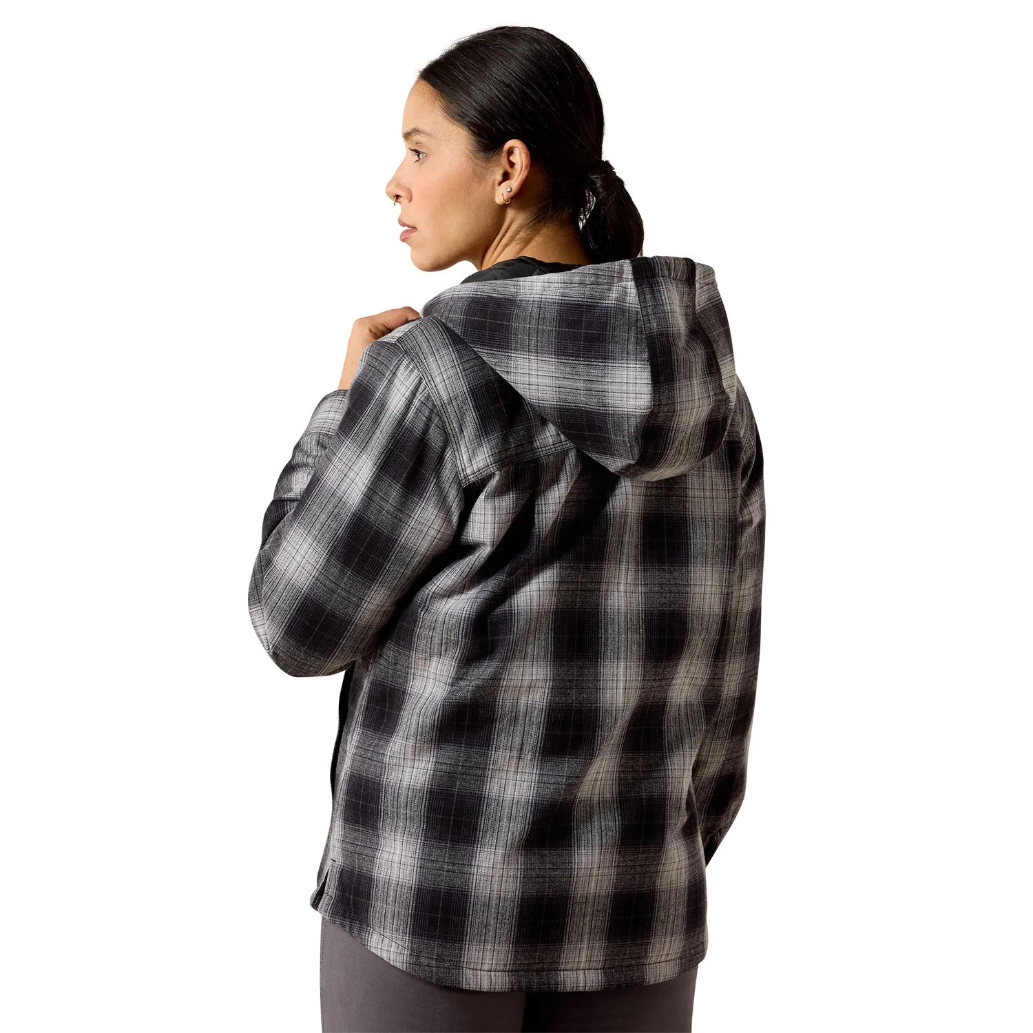 Ariat Women's Rebar Flannel Insulated Shirt Jacket - Image 2