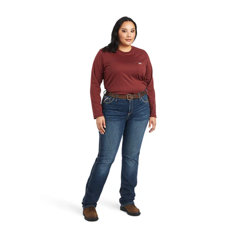 Ariat Women's Rebar Riveter Straight Jean - Image 5