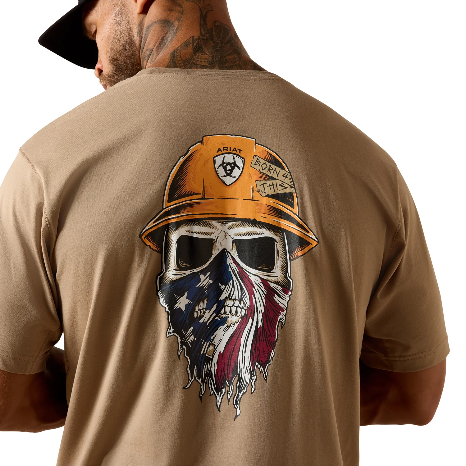 Ariat Men's Rebar Workman Born For This T-Shirt - Image 4