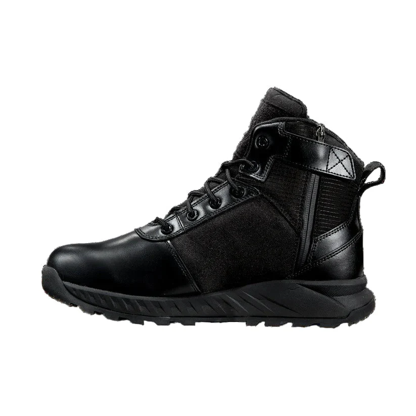 BD Protective Equipment Men's Side Zip 6" Waterproof Soft Toe Tactical Work Boot - Image 4