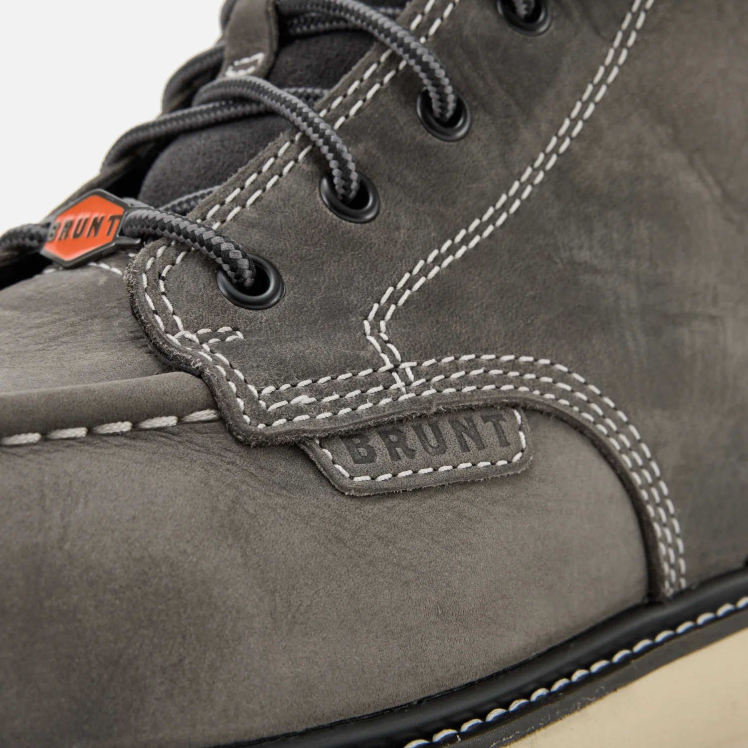 BRUNT Men's Marin 6" Waterproof Moc Toe Work Boot - Image 7