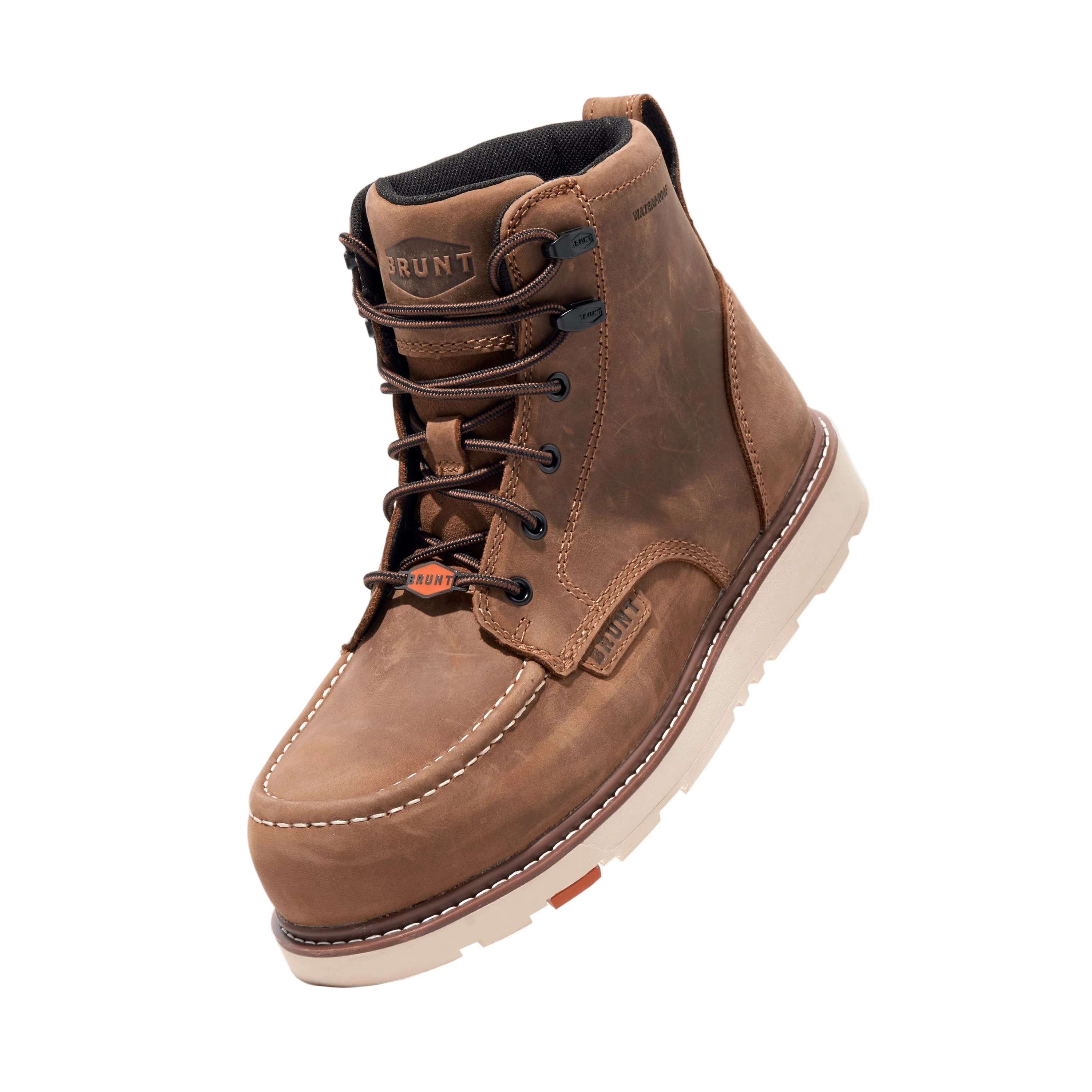 BRUNT Men's Marin 6" Comp Toe Waterproof Work Boot - Image 8
