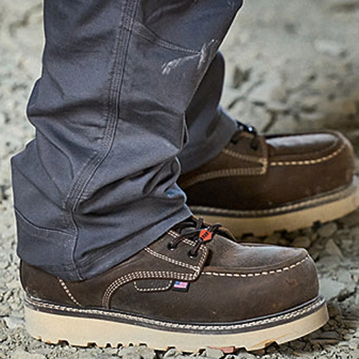 BRUNT Men's Marin USA Welted 6" Waterproof Comp Toe Work Boot - Image 6