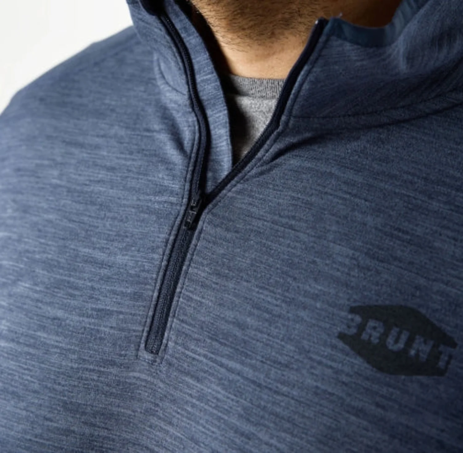 BRUNT Men's Mckenna Tech Quarter Zip Long Sleeve T-Shirt - Image 7