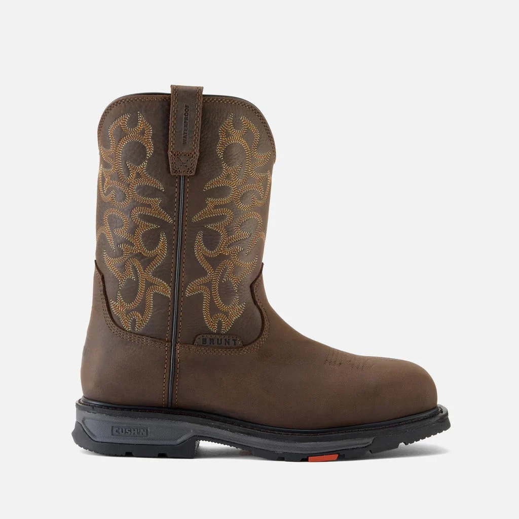 BRUNT Men's The Vastbinder 10" Waterproof Comp Toe Western Boot