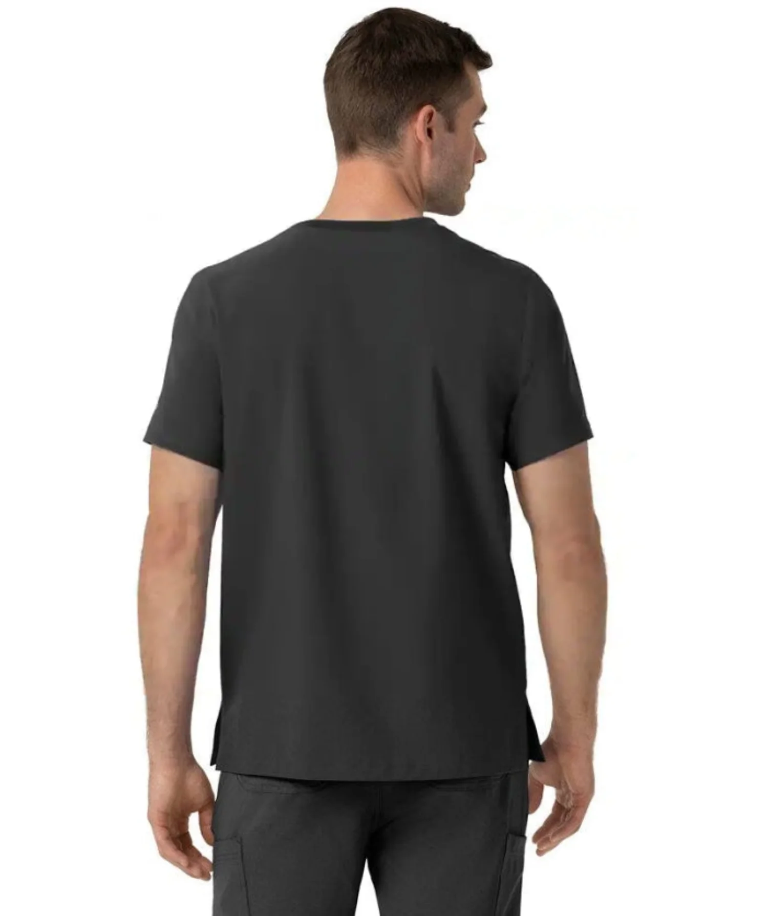 Carhartt Men's Cross Flex Crewneck Pocket Short Sleeve Scrub Top - Image 2