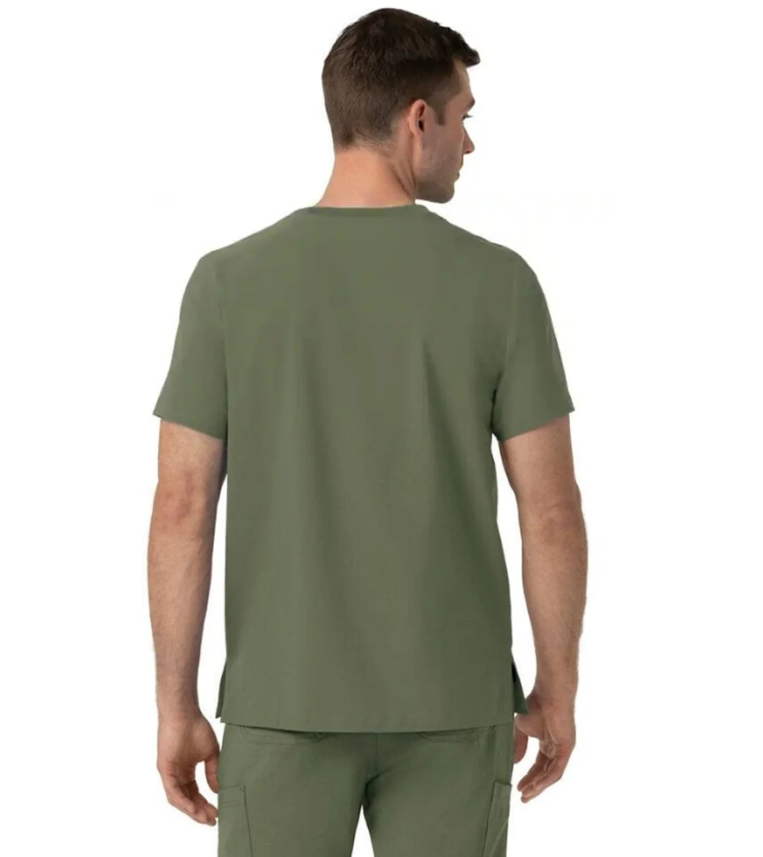Carhartt Men's Cross Flex Crewneck Pocket Short Sleeve Scrub Top - Image 4