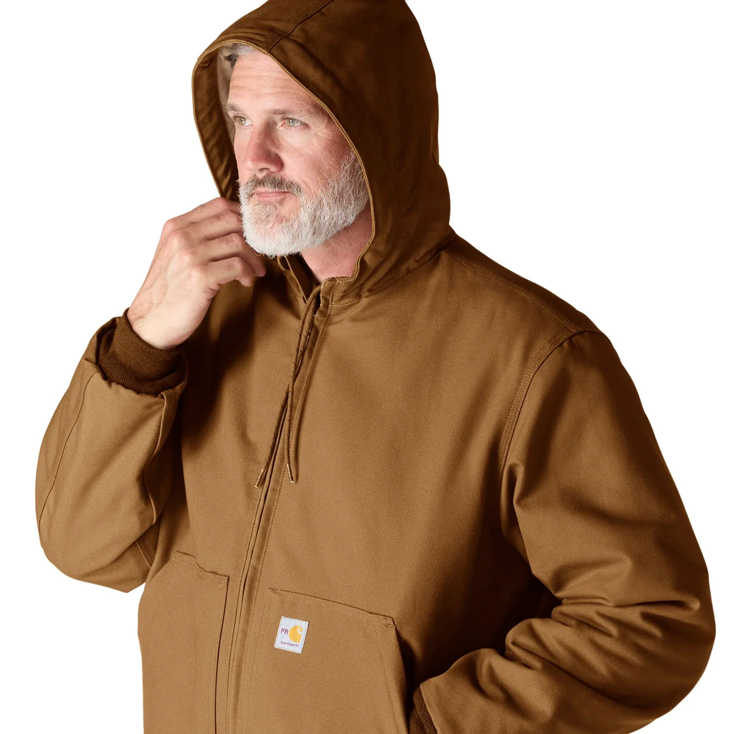 Carhartt Men's Flame Resistant Duck Insulated Active Jacket - Image 11