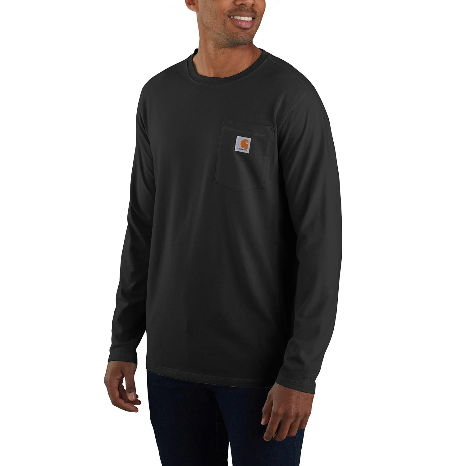 Carhartt Men's Force® Relaxed Fit Long Sleeve Pocket T-Shirt - Image 9