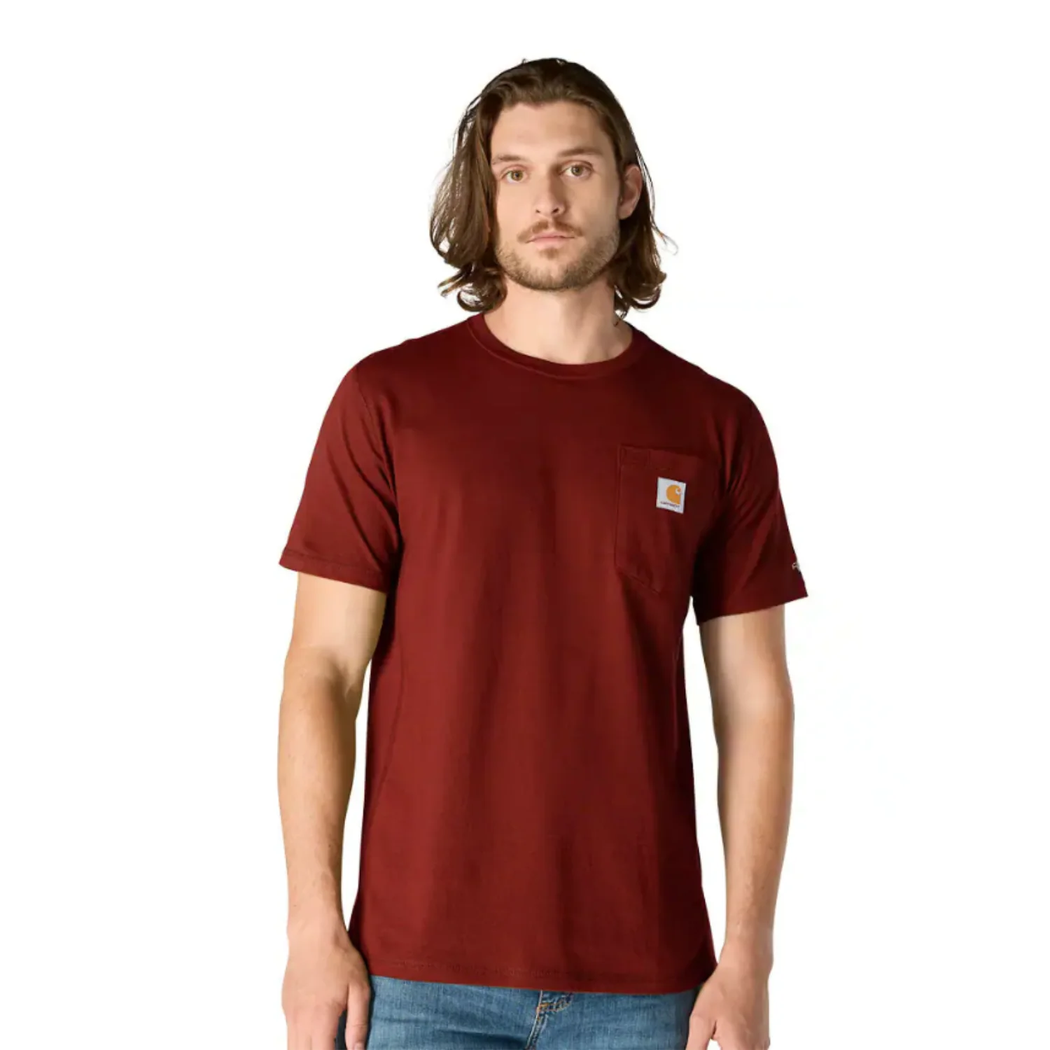 Carhartt Men's Force® Relaxed Fit Midweight Short Sleeve Pocket Tee - Image 16