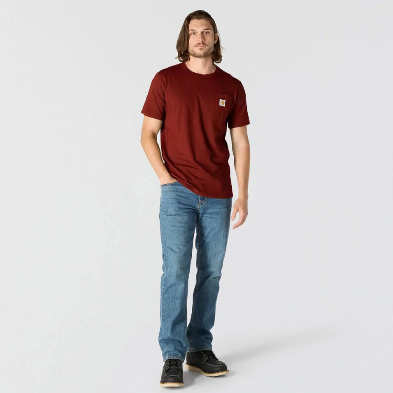 Carhartt Men's Force® Relaxed Fit Midweight Short Sleeve Pocket Tee - Image 17