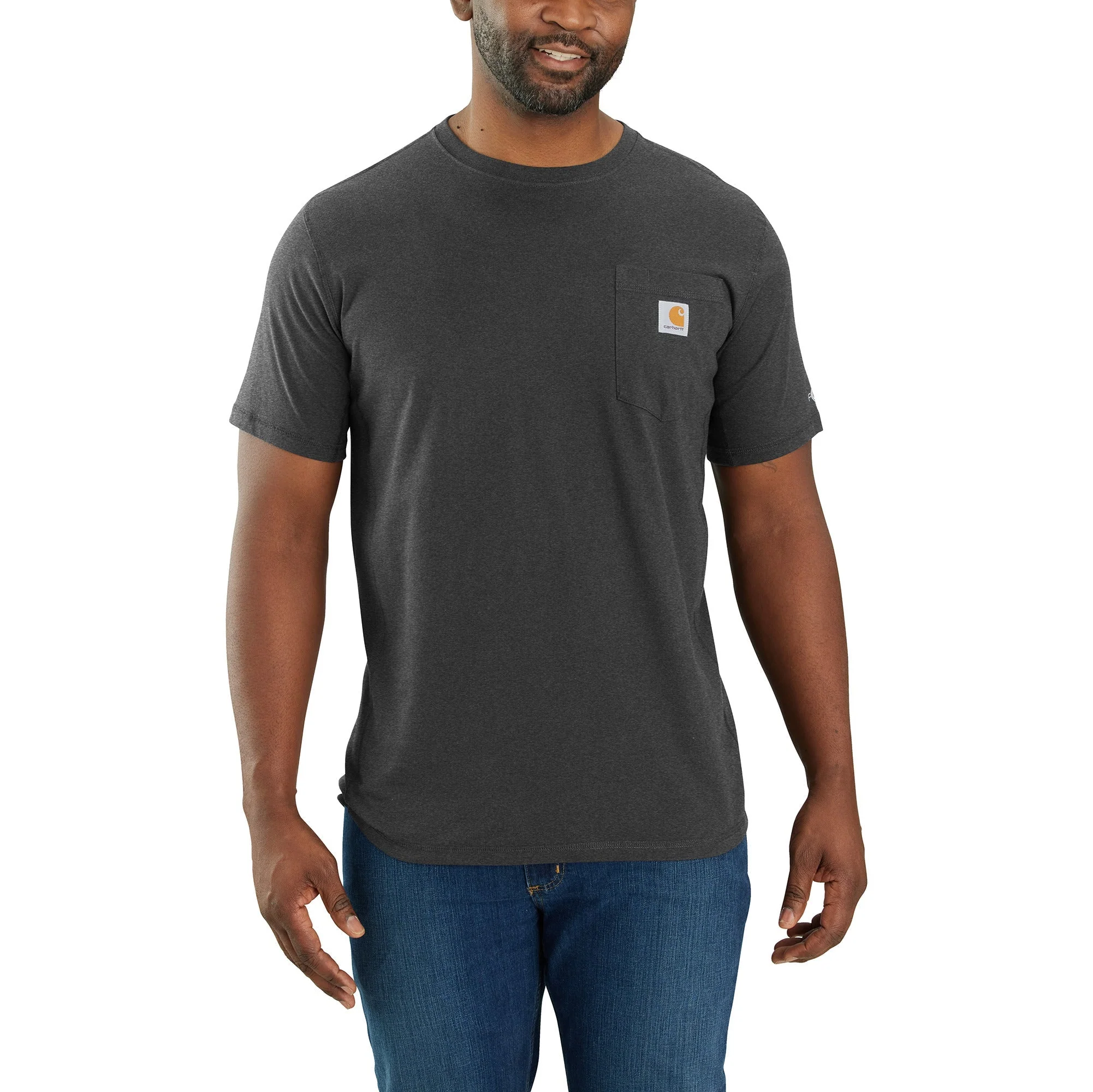 Carhartt Men's Force® Relaxed Fit Midweight Short Sleeve Pocket Tee - Image 4
