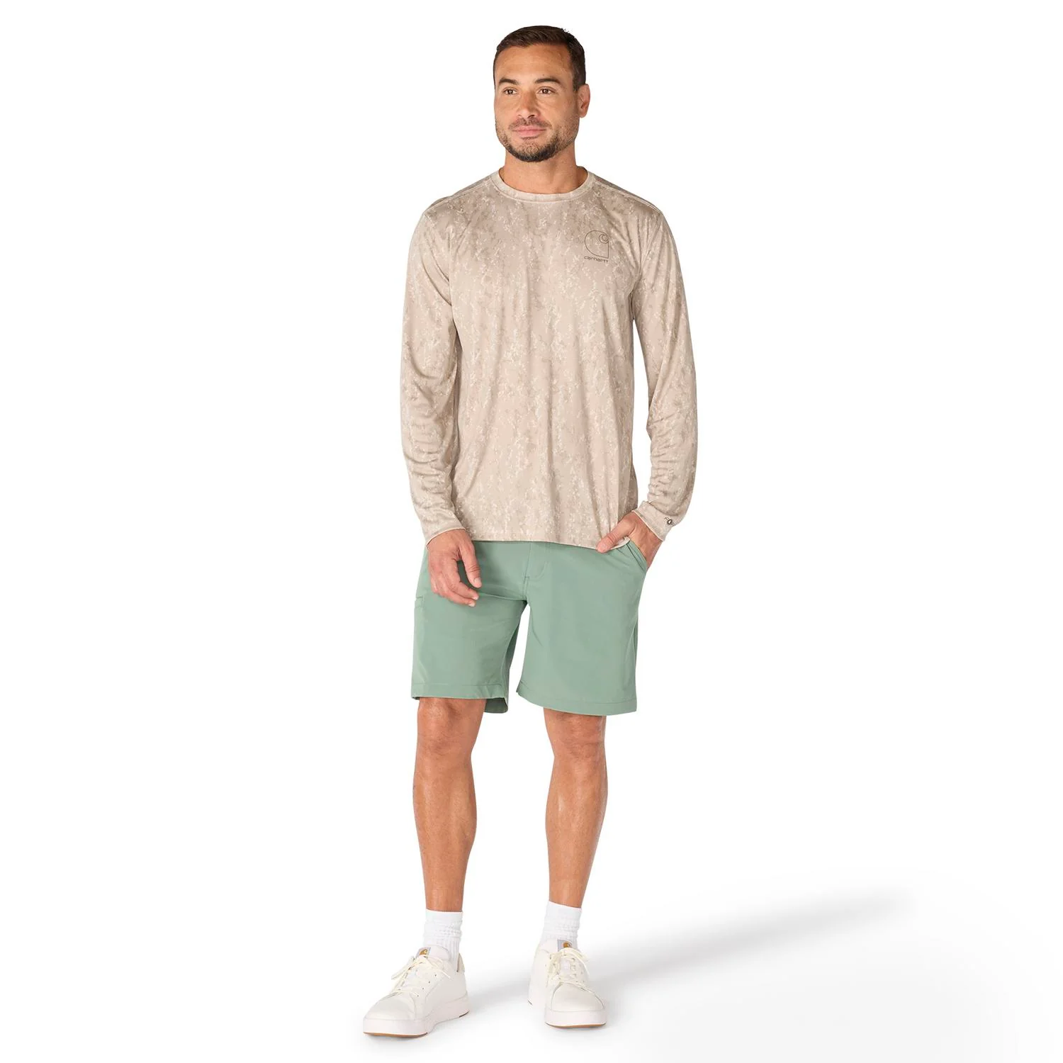 Carhartt Men's Force Sun Defender™ Relaxed Print LS T-Shirt - Image 6