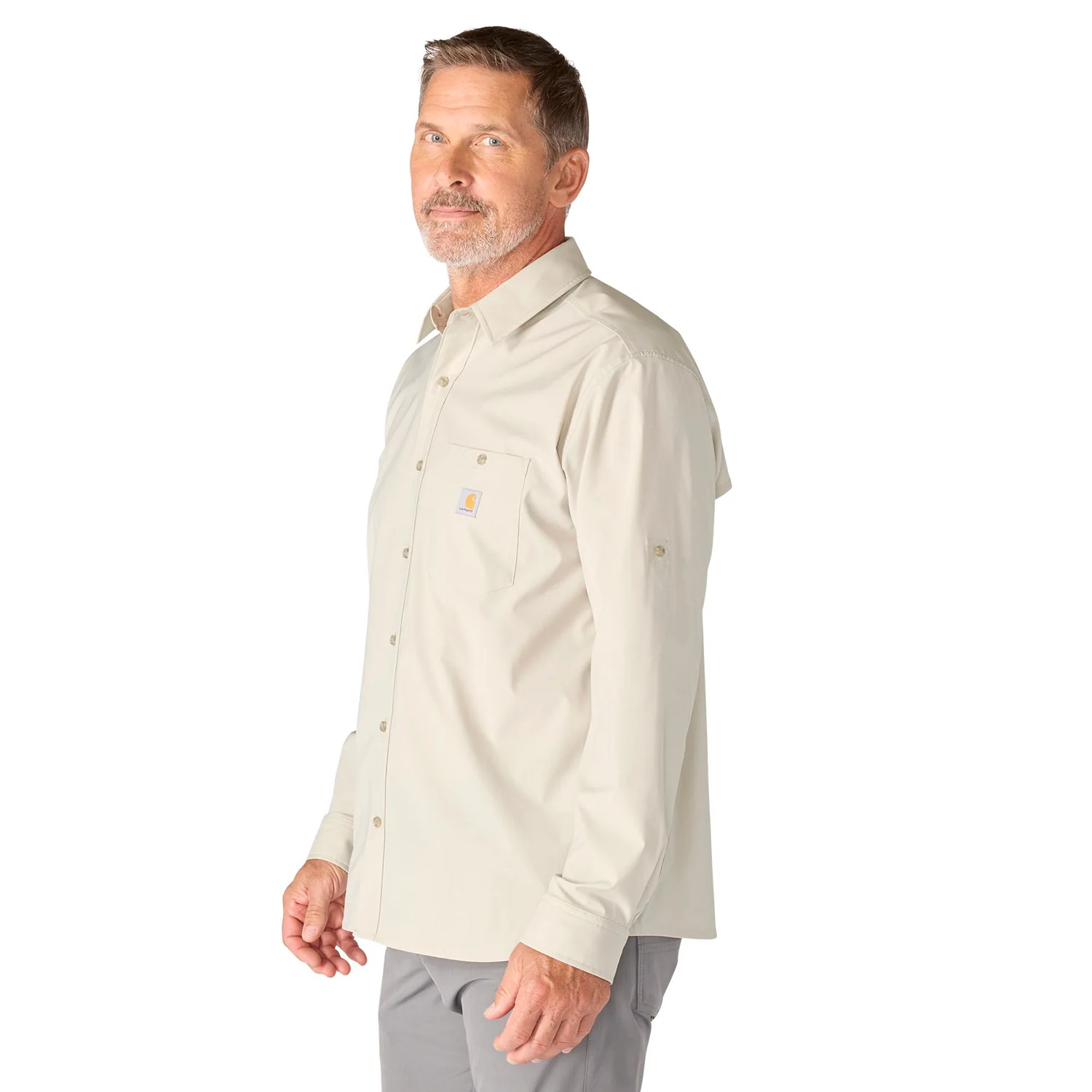 Carhartt Men's Force Sun Defenderâ„¢ Woven Relaxed Long Sleeve Shirt - Image 3