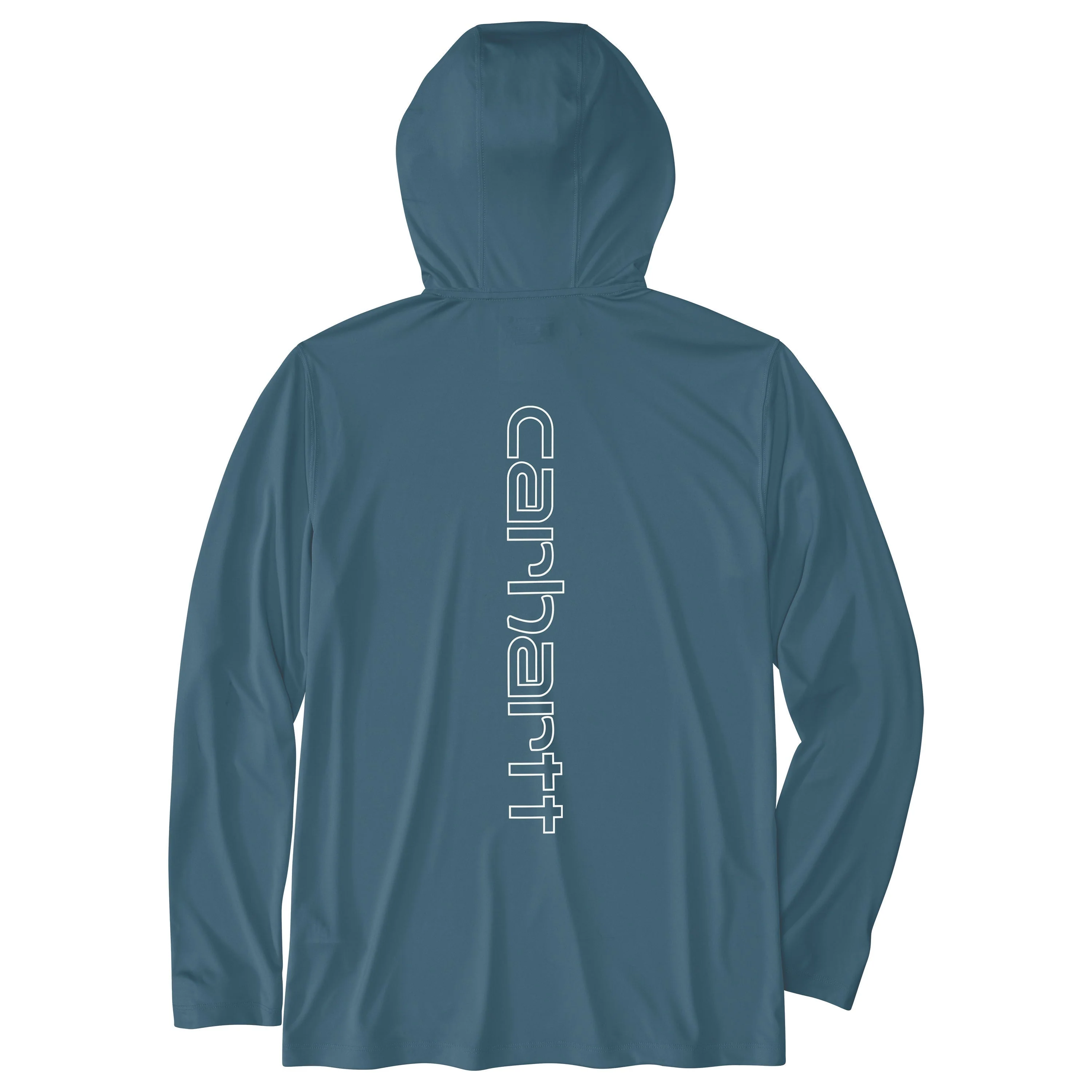 Carhartt Men's Force Sun Defender Hooded Logo Long Sleeve T-Shirt - Image 12