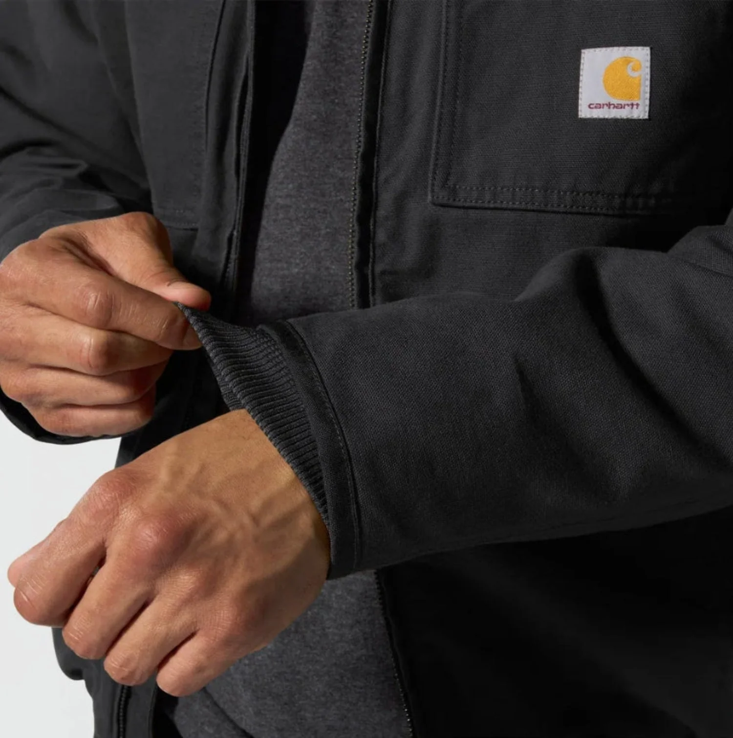 Carhartt Men's Full Swing Washed Duck Insulated Active Jacket - Image 5