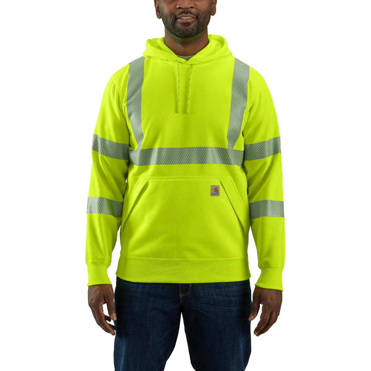 Carhartt Men's Hi-Vis Rain Defender Class 3 Sweatshirt