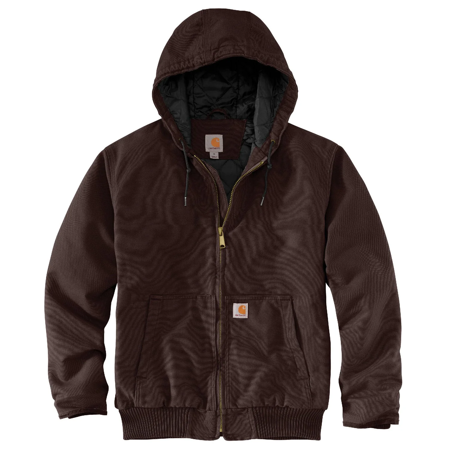 Carhartt Men's Loose Fit Washed Duck Insulated Active Jac-3 Jacket - Image 4