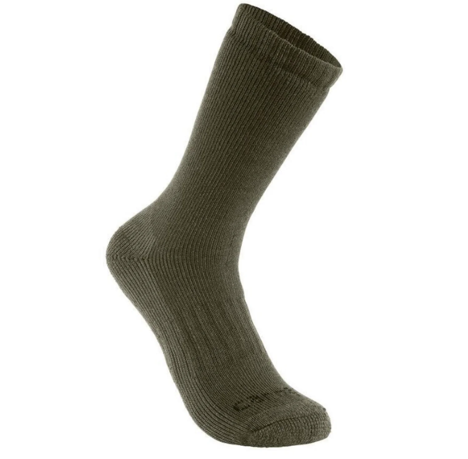 Carhartt Men's Midweight Synthetic Wool Blend Crew Sock 2 Pack - Image 3