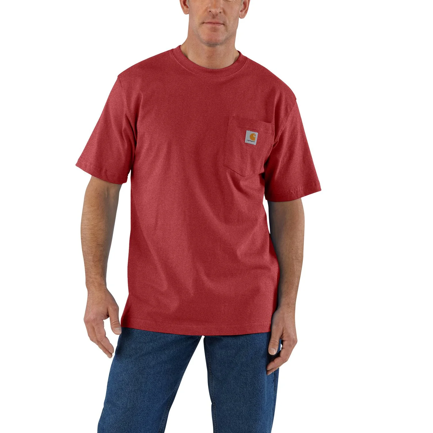 Carhartt Men's Loose Fit Heavyweight Short-Sleeve Pocket T-Shirt - Image 70