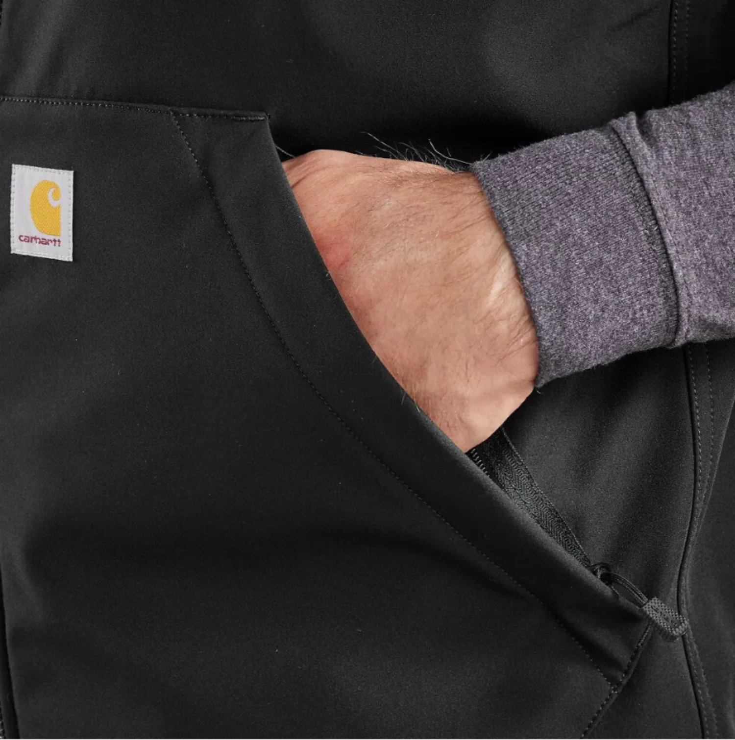 Carhartt Men's Rain Defender Relaxed Fit Softshell Vest - Image 4