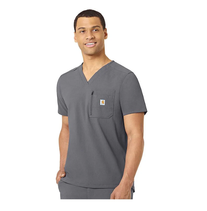 Carhartt Men's Rugged Flex® Modern-Fit Tuck-In Scrub Top - Image 5