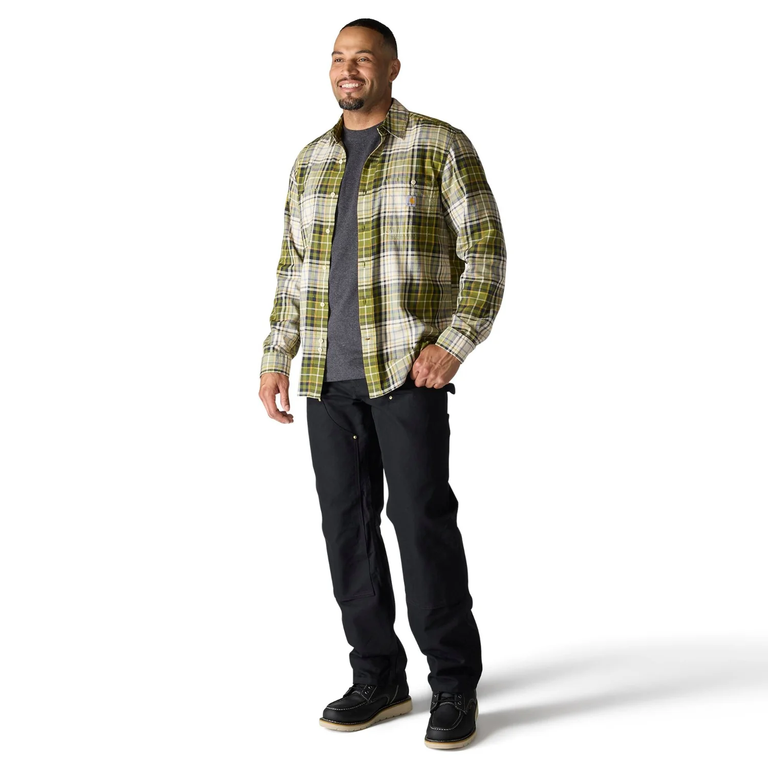 Carhartt Men's Rugged Flex® Relaxed Fit Lightweight Long Sleeve Work Shirt - Image 3