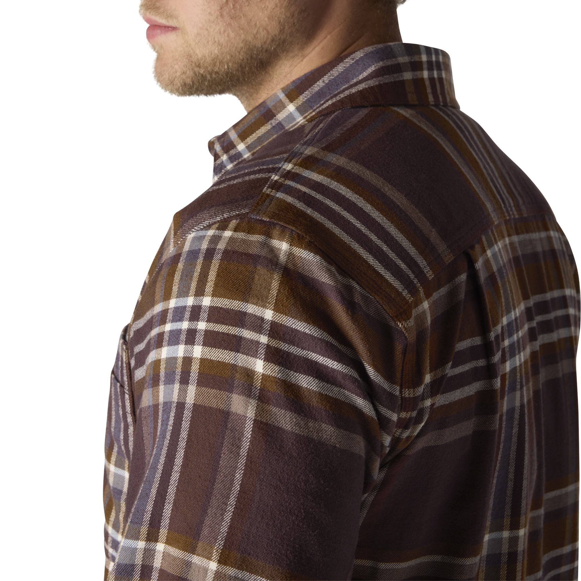 Carhartt Men's Rugged Flex™ Relaxed Fit Midweight Flannel Plaid Work Shirt - Image 8