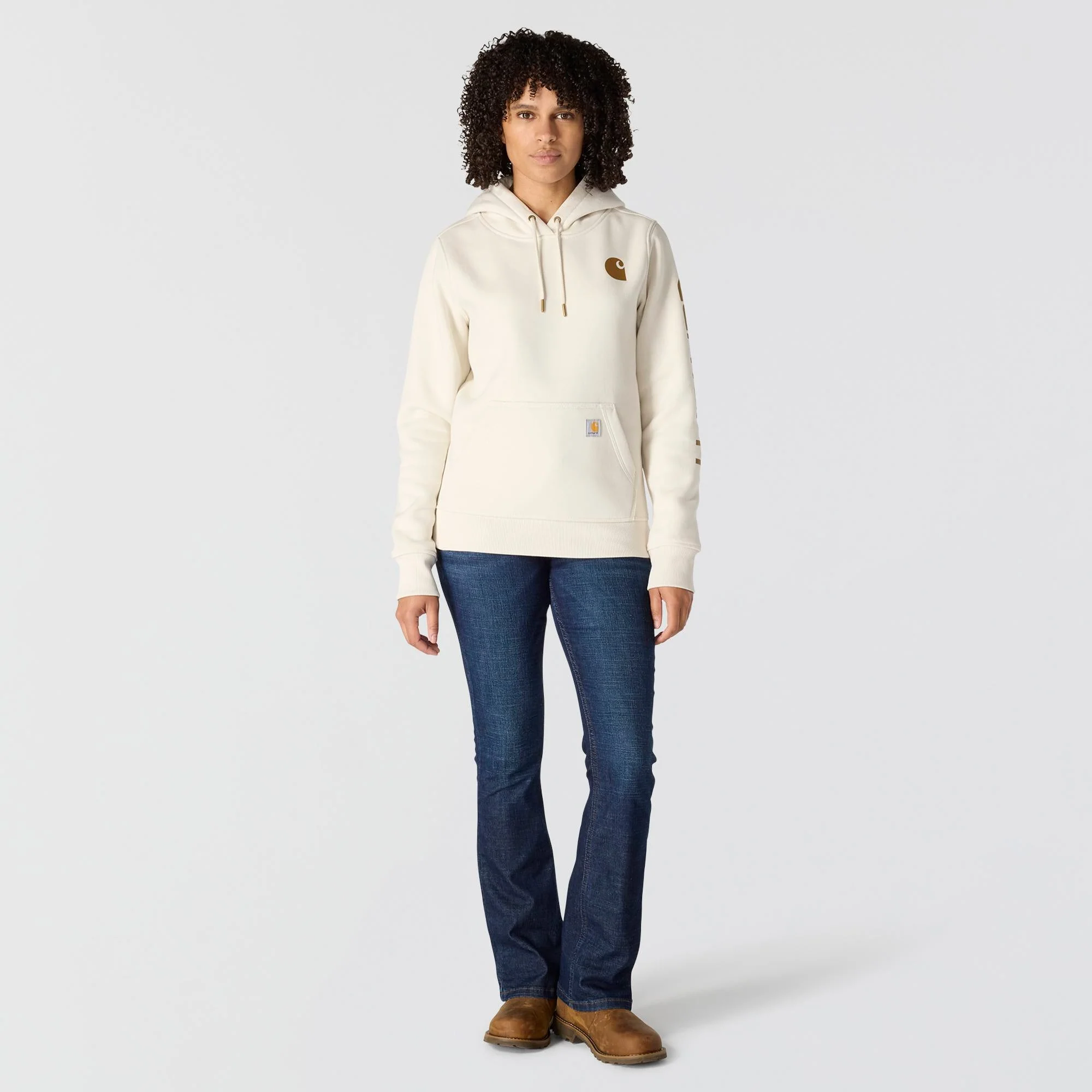 Carhartt Women's Clarksburg Graphic Sleeve Hoodie - Image 15
