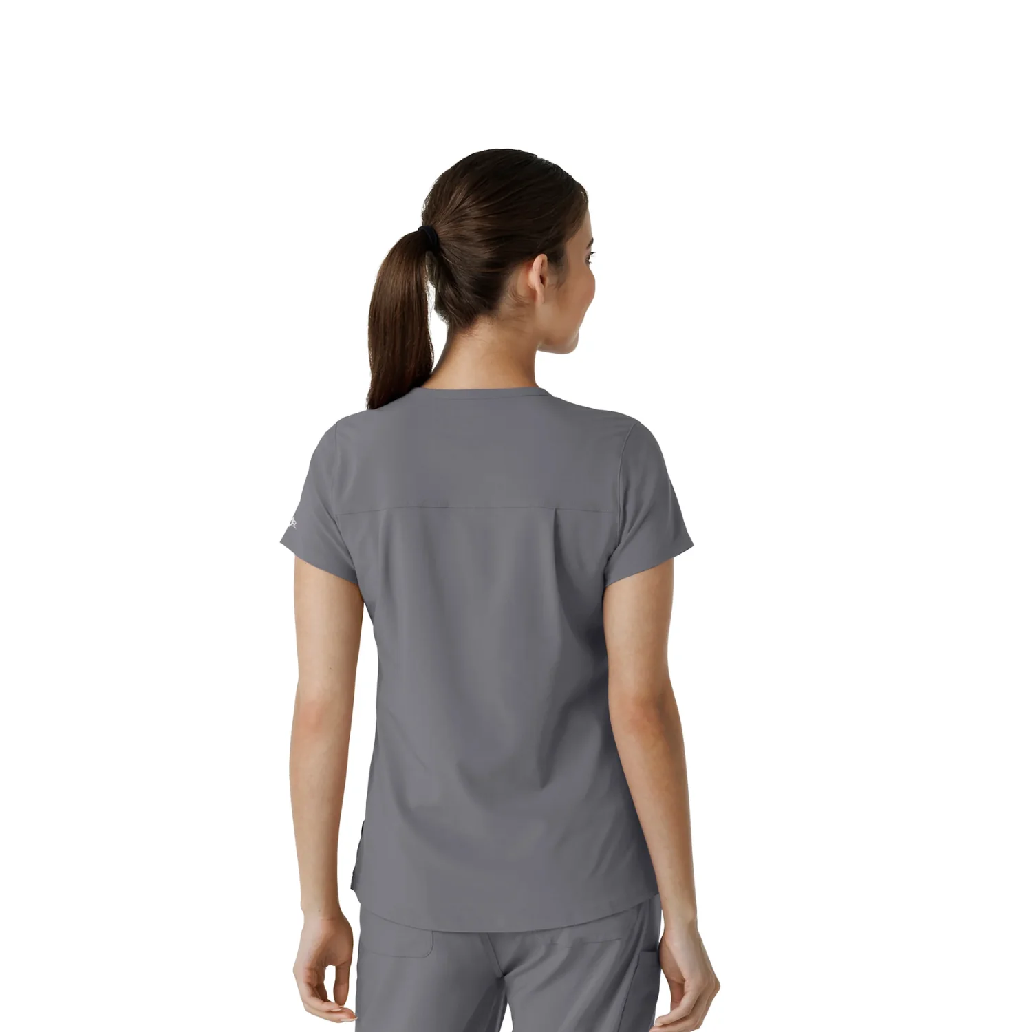 Carhartt Women's Force Cross Flex Tuck-In Scrub Top - Image 7
