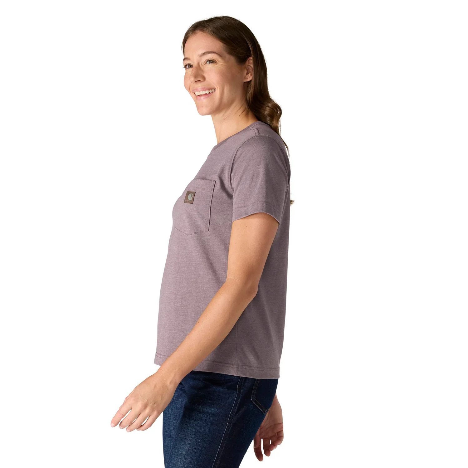 Carhartt Women's Relaxed Fit Lightweight Chest Pocket Short Sleeve T-Shirt - Image 18