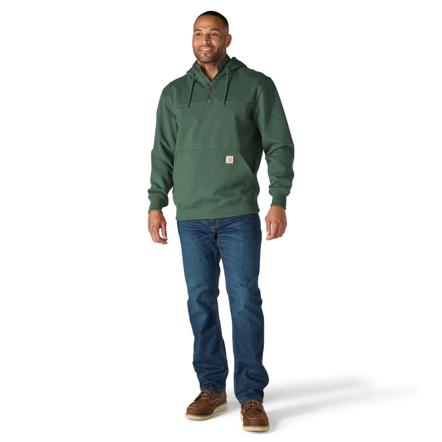 Carhartt Men's Rain Defender® Loose Fit Heavyweight Quarter-Zip Sweatshirt - Image 18