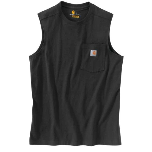 Carhartt Men's Relaxed Fit Sleeveless Pocket Tee - Image 2