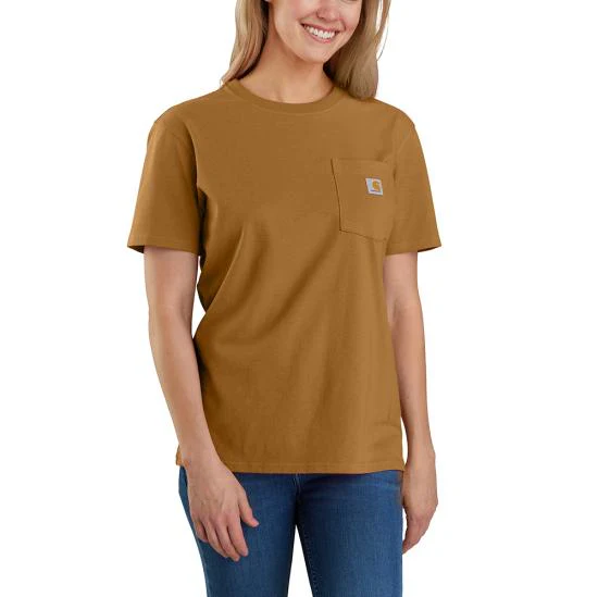 Carhartt Women's Pocket Short Sleeve T-Shirt - Image 3