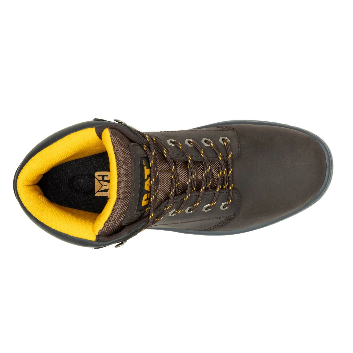 CAT Men's Striver EH 6" Steel Toe Work Boot_Brown - Image 5
