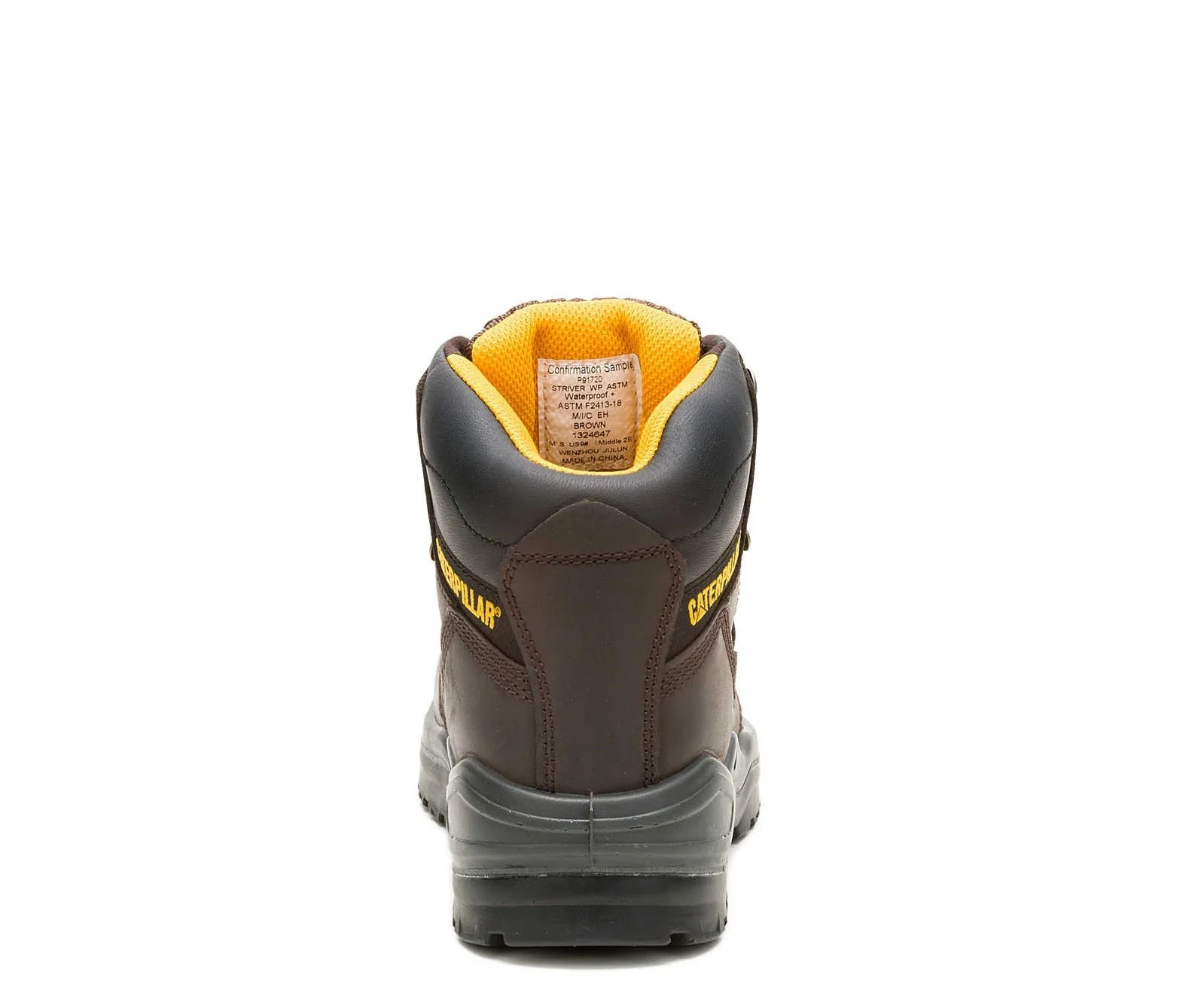 CAT Men's Striver Waterproof Steel Toe Work Boot - Image 7