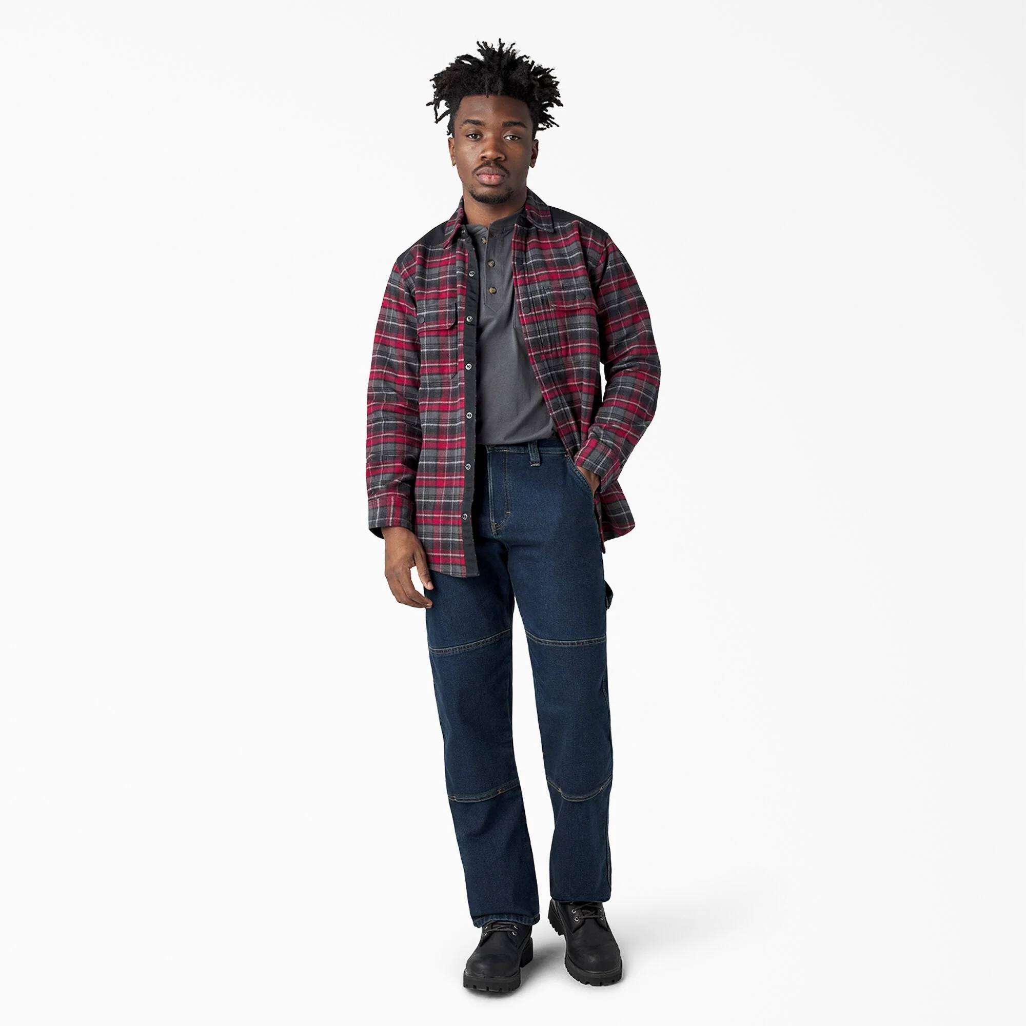 Dickies Men's FLEX Relaxed Fit Double Knee Jean - Image 5