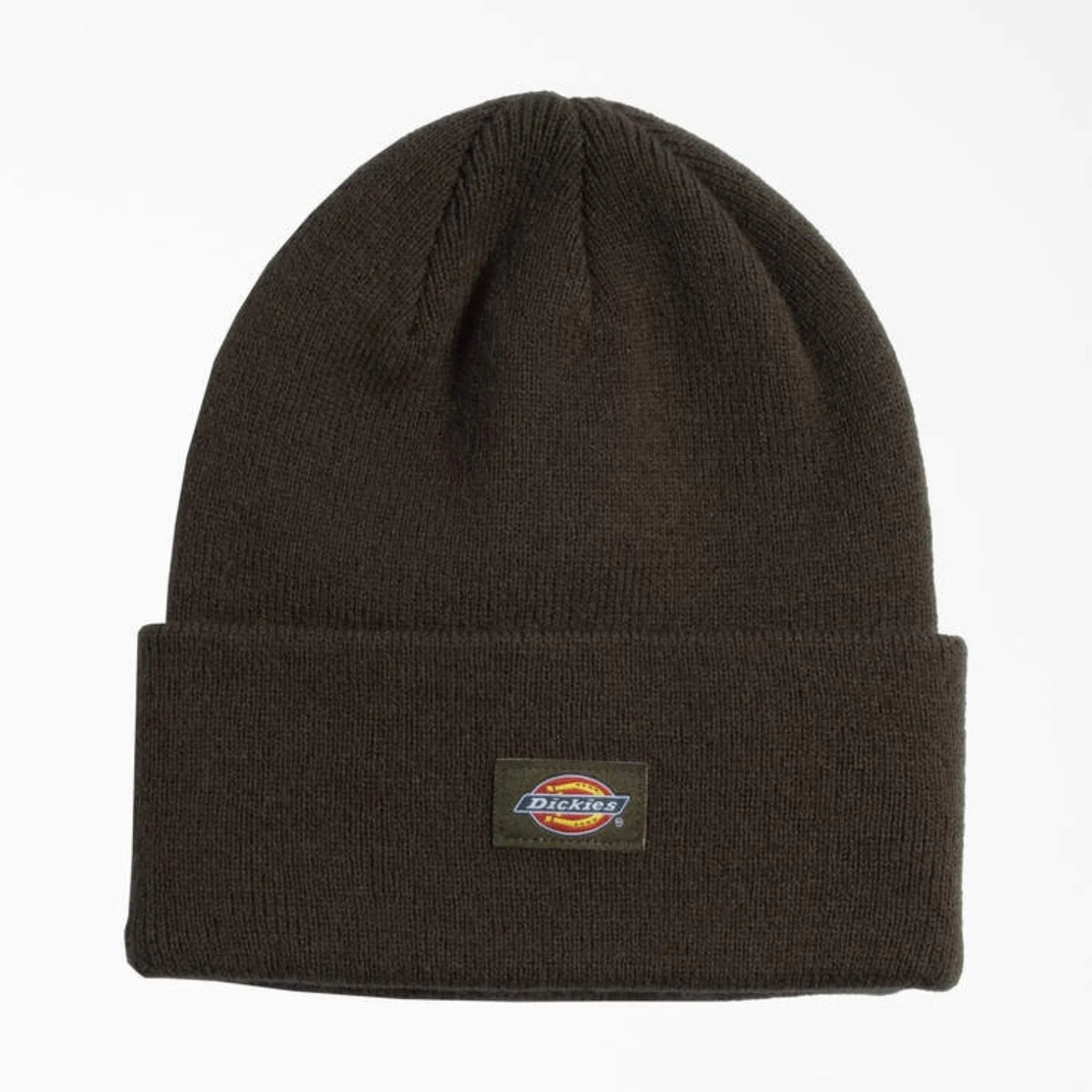 Dickies Logo Patch Tall Cuffed Acrylic Beanie - Image 4
