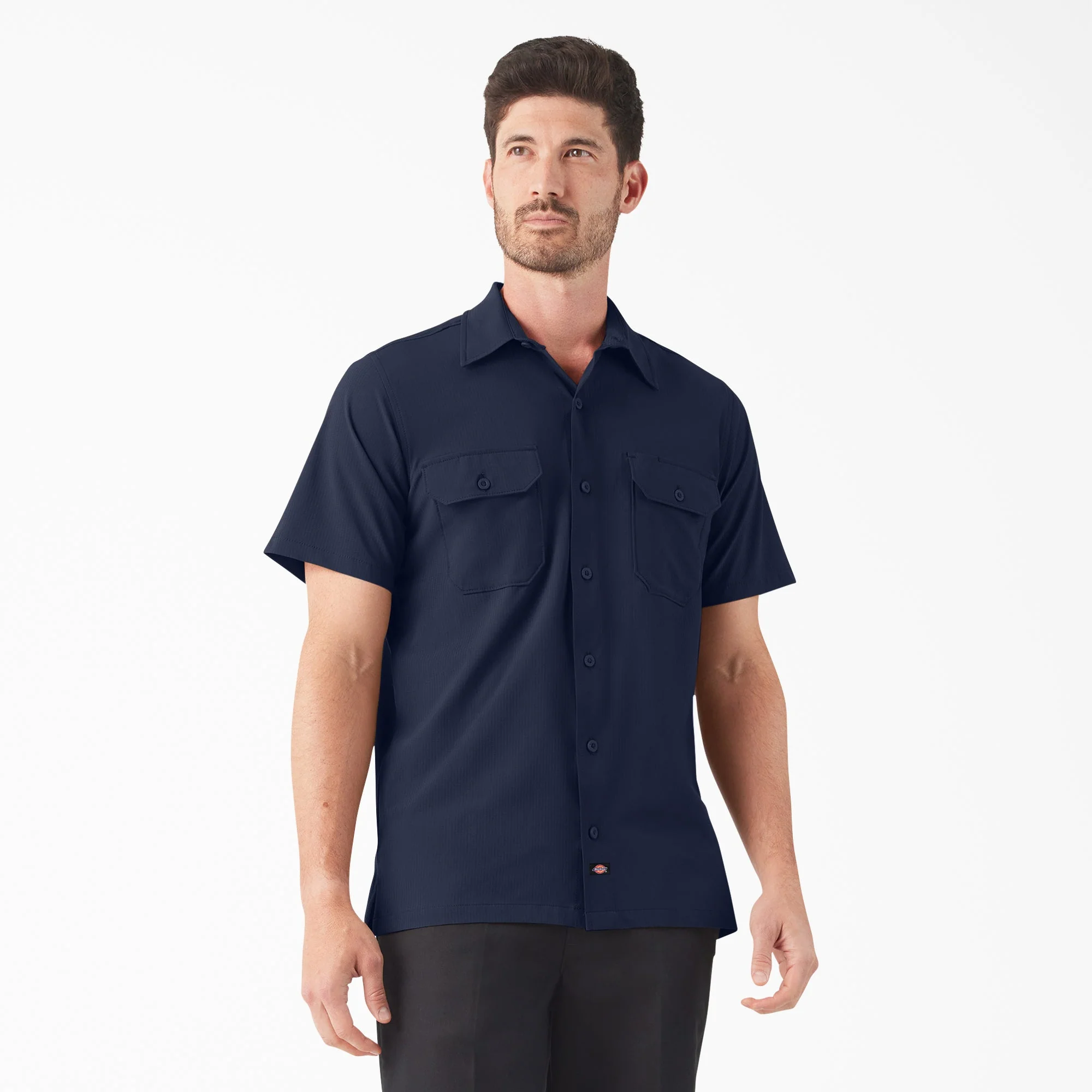 Dickies Men's Performance Button-Down Short Sleeve Work Shirt - Image 7
