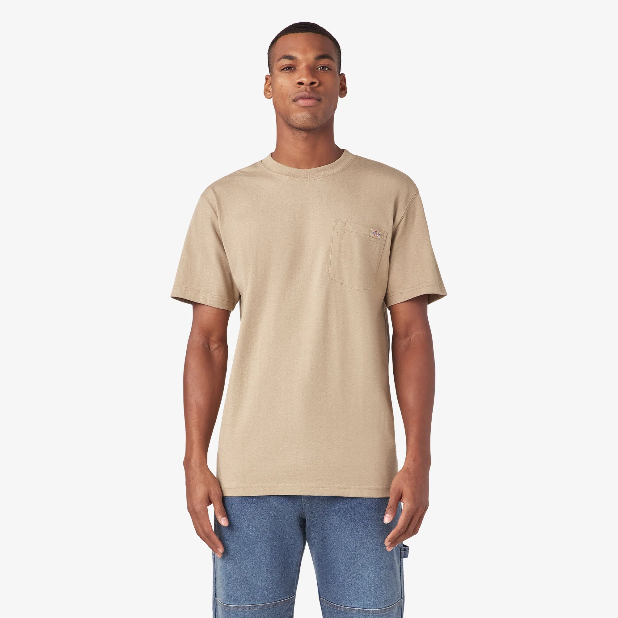 Dickies Men's Heavyweight Heathered Short Sleeve Pocket T-Shirt - Image 4