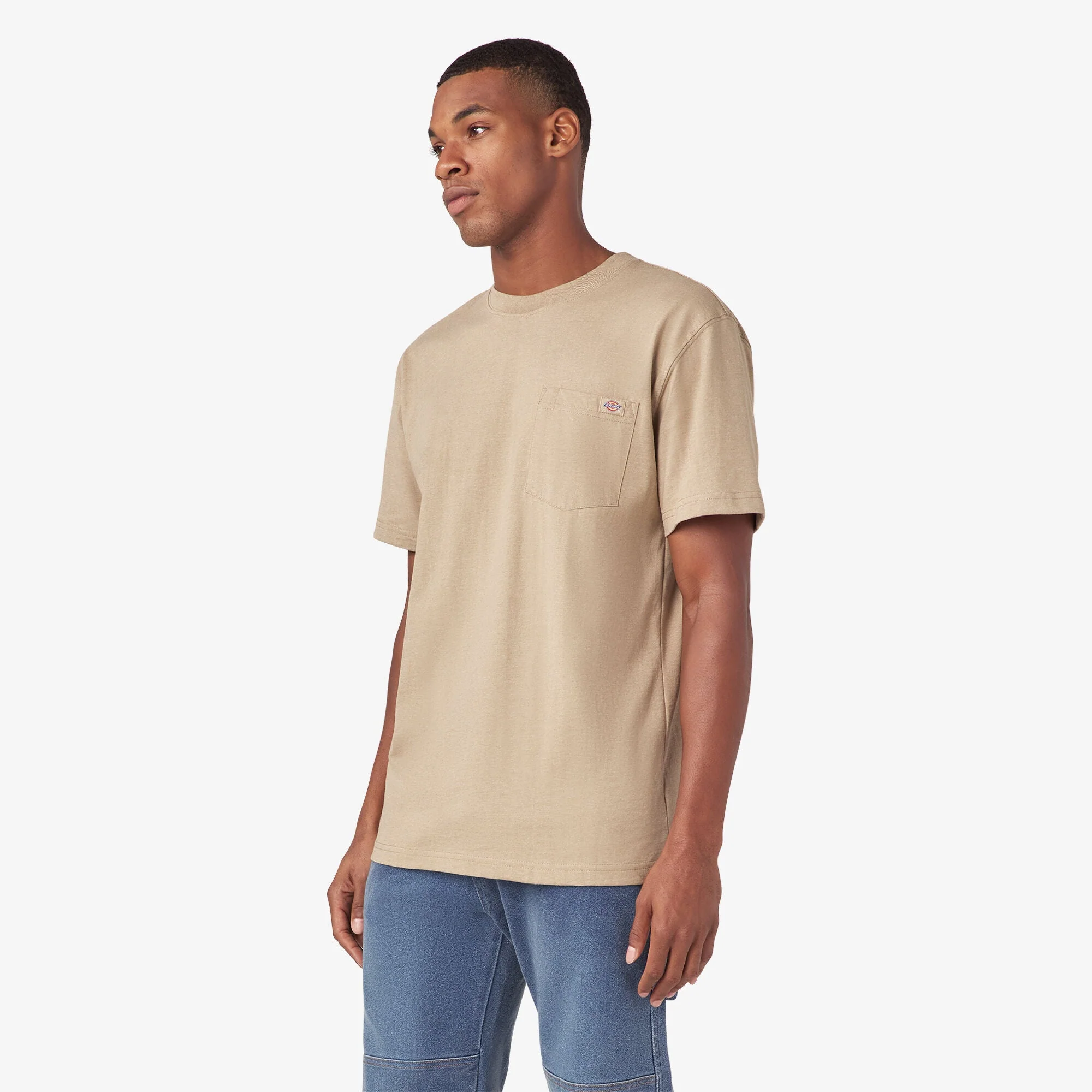 Dickies Men's Heavyweight Heathered Short Sleeve Pocket T-Shirt - Image 5