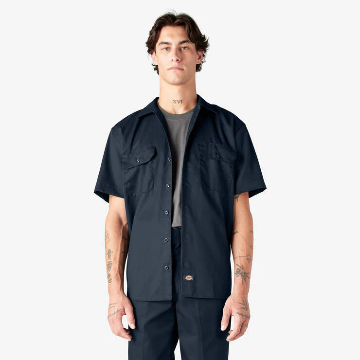 Dickies Men's Short Sleeve Work Shirt - Image 16