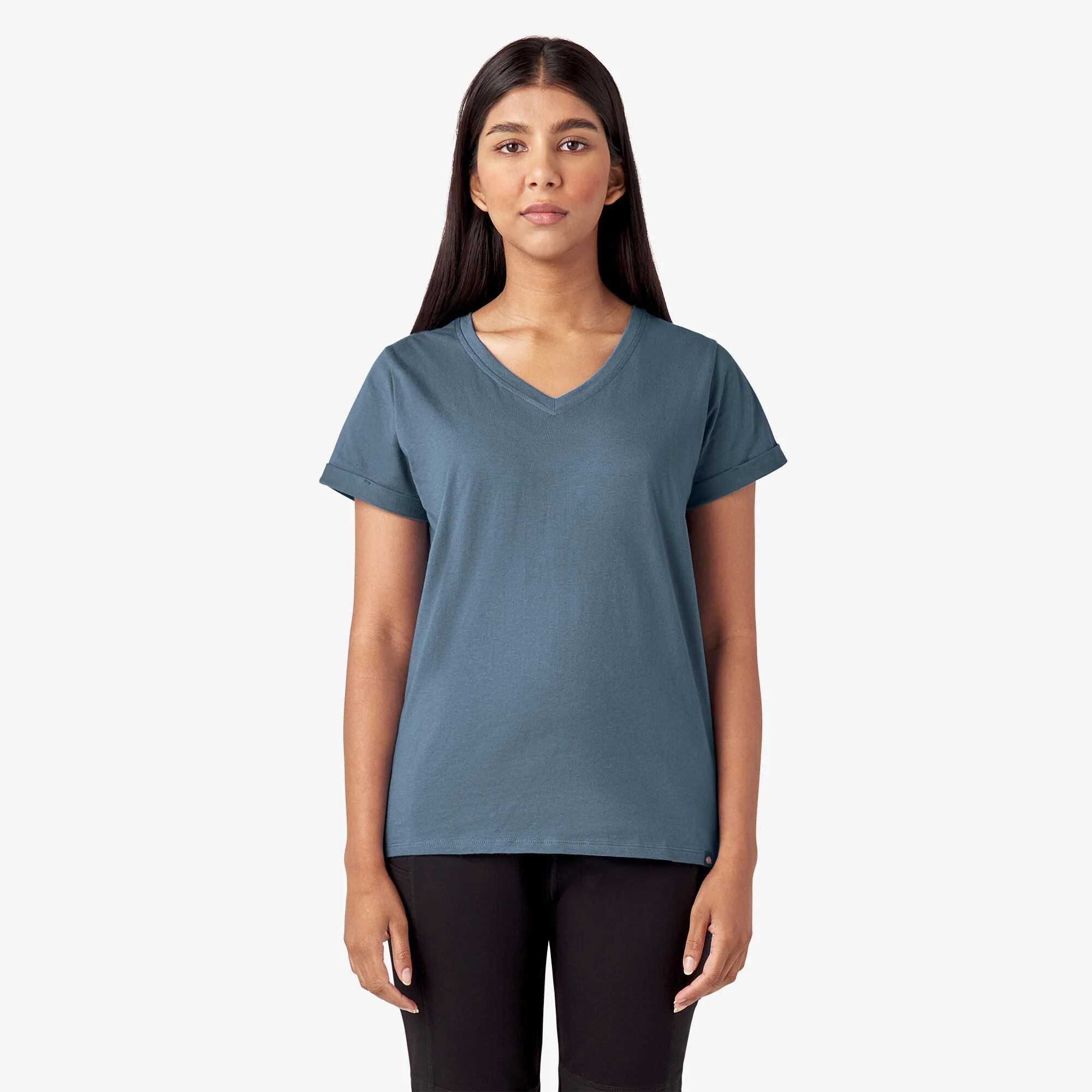 Dickies Women's V-Neck T-Shirt - Image 5